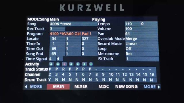 Kurzweil PC4 VA Engine Demo смотреть онлайн