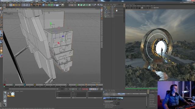 Стрим #7 - Композиция в стиле Cyberpunk в Cinema 4D и After Effects смотреть онлайн