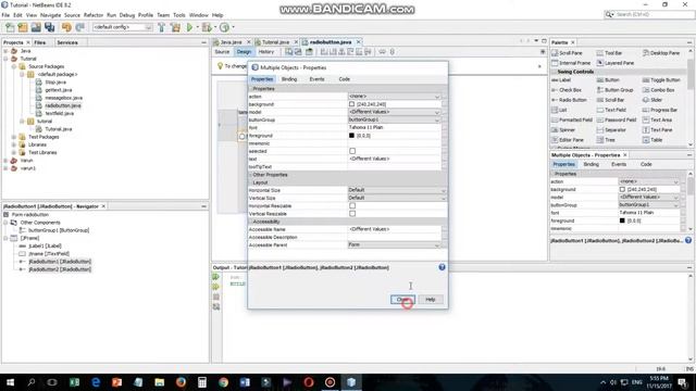 JAVA Tutorial 5 - How to use Radio Button смотреть онлайн