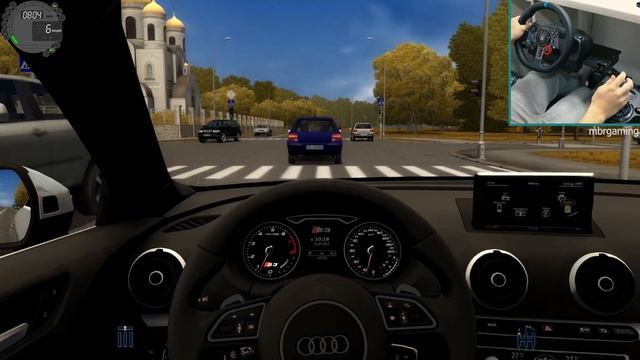 AUDI S3 Sedan - Logitech G29 + Shifter || City Car Driving (1.5.9) смотреть онлайн