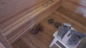 Укладка камней в печь для бани, сауны