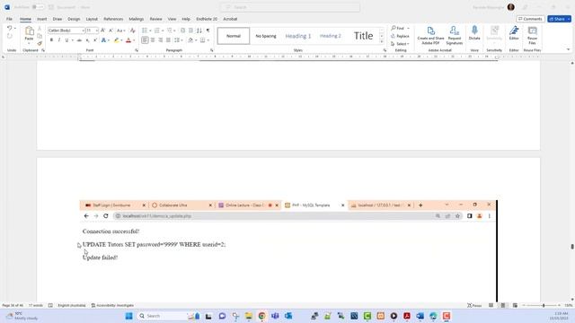 PHP and MySQL 2 – Database Operations Update смотреть онлайн