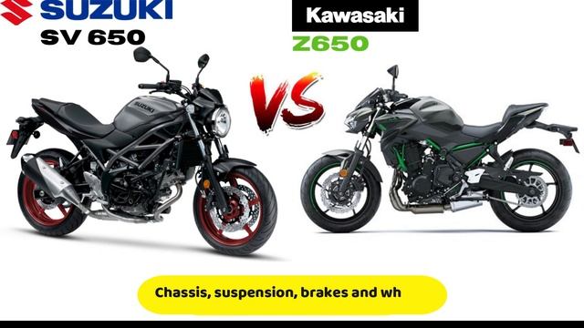 Suzuki SV650 VS Kawasaki Z650  - 2023 Specs Comparison