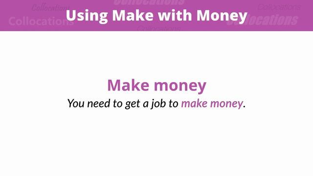 Do и Make в английском языке – Collocations with Do & Make –ДА English смотреть онлайн