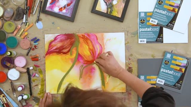 Mixed Media on Ampersand Pastelbord Art Panel смотреть онлайн