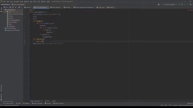 Python Programming: -how to find prime factors of a number in python #20 смотреть онлайн