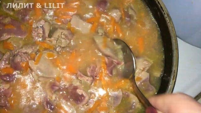 #Кулинария для ленивой хозяйки. Куриная печень с гречкой. смотреть онлайн