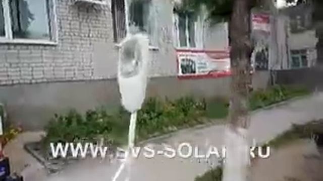 Установка автономного фонаря уличного освещения смотреть онлайн