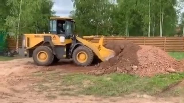 Фронтальный погрузчик Sdlg смотреть онлайн