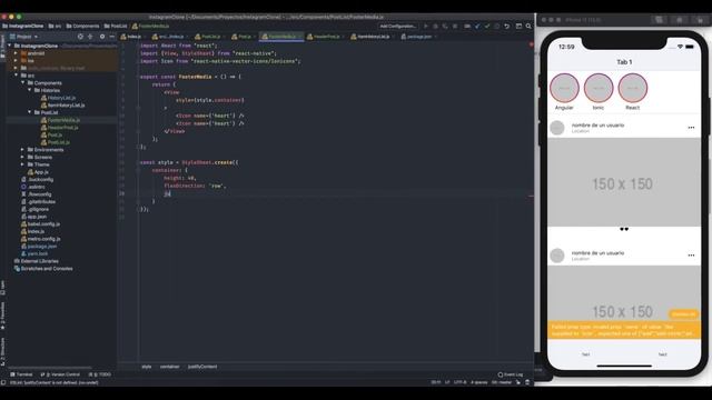 Instagram Clone con React Native parte 2 смотреть онлайн