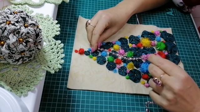 Новогодняя Ёлочка своими руками. Новогоднее панно. смотреть онлайн