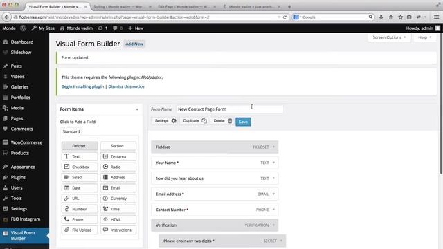 Visual Form Builder смотреть онлайн