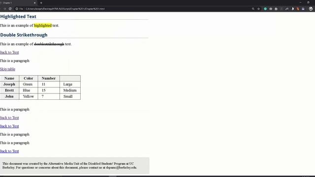 Screen Reader Demo - Navigating Landmarks смотреть онлайн