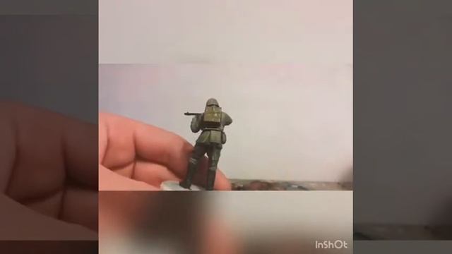 Роспись фигурки советского бойца 1/35 акрилом смотреть онлайн