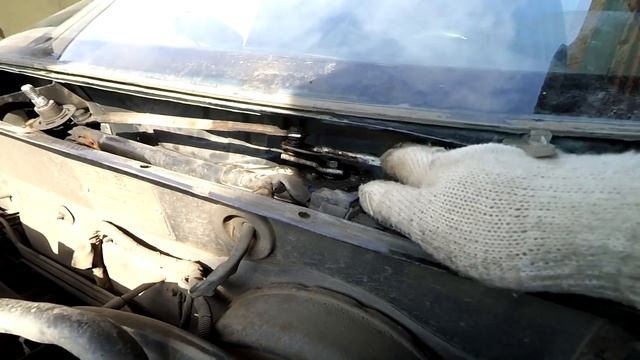 Дворники заклинило или останавливаются по центру. Хендай Соната