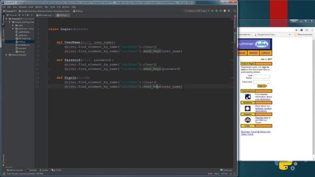 Simple and Easy Selenium Python Automation Framework Page Object Model Tutorial 3 смотреть онлайн