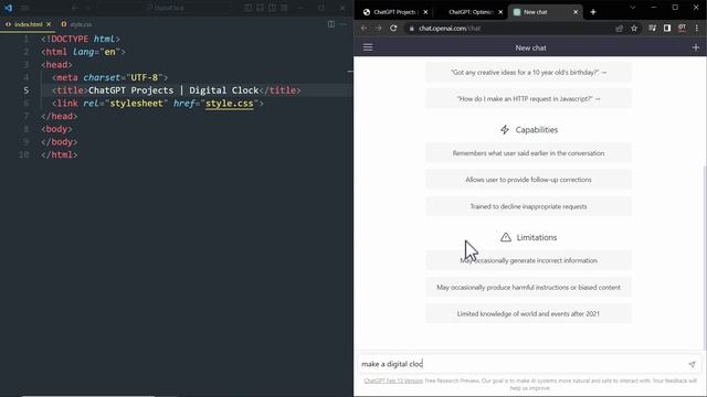 5 Javascript Projects built by ChatGPT AI | Html CSS смотреть онлайн