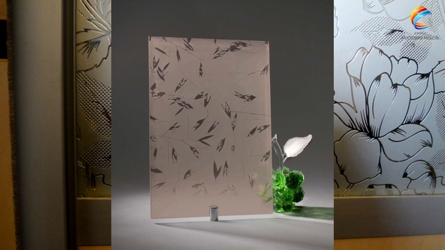 Двери купе с узором на стекле при помощи химического травления смотреть онлайн