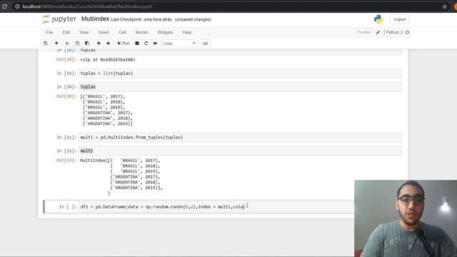 Análise de Dados com Python - Dataframes MultiIndex #17 смотреть онлайн