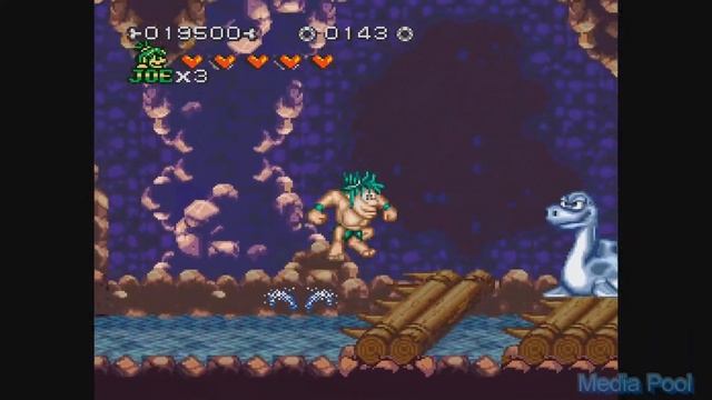 Joe & Mac 2: Lost In The Tropics (SNES) Playthrough Longplay Retro Game