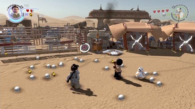 LEGO Star Wars: The Force Awakens Прохождение - Часть 4 - ВСТРЕЧА С РЭЙ!