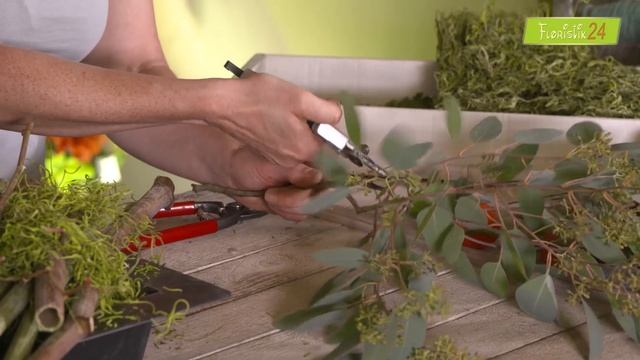 DIY: Herbstdeko Dekoschale | Japanischer Knöterich Deko | Natur Deko | Tischdeko | Floristik24