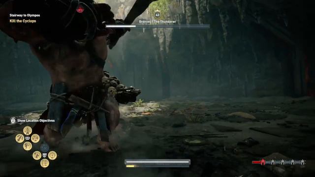 Assassin's Creed Odyssey- Cyclops BOSS BATTLE (Stairway to Olympus Mission) смотреть онлайн