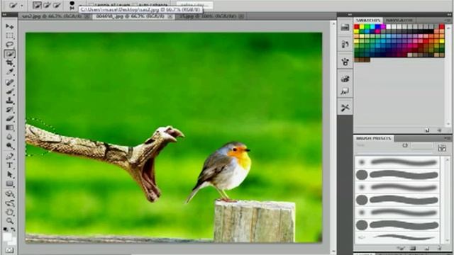 Photoshop CS5 Tutorial Fill Spot Healing Brush Tool Clone Tool смотреть онлайн