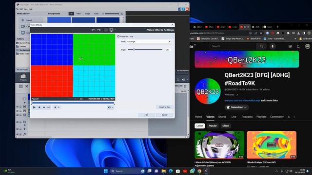 how to make qbert's flag on avs video editor 9.1 (you need adjustment layers) смотреть онлайн