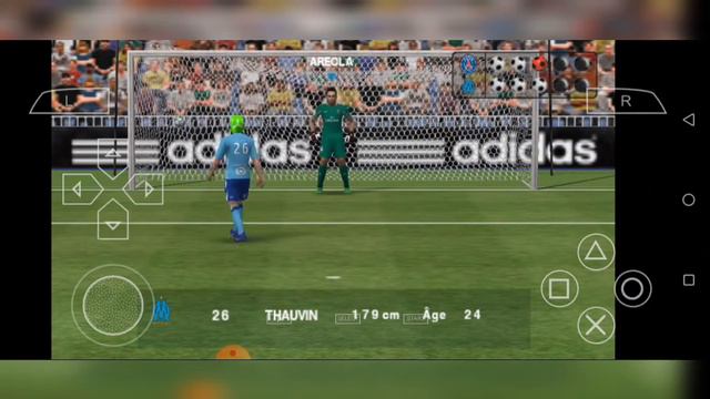 paris vs Marseille pénalty pes 21 fichier ISO PPSSPP смотреть онлайн