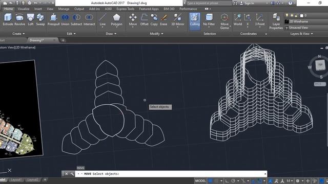 Burj Khalifa (Dubai Tower) 3D Model, AutoCAD 3D Modeling - Qasim Danish