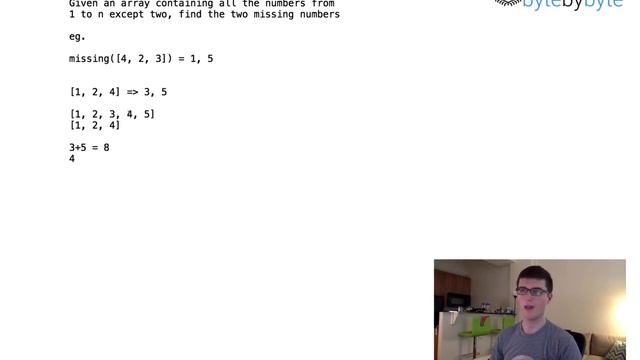 Interview Question: Two Missing Numbers смотреть онлайн