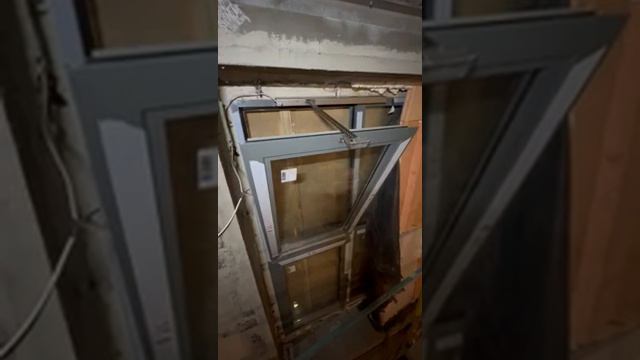 Открытие оконной створки на 1000мм цепным электроприводом