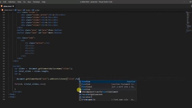 How to make Slider using pure JavaScript | Part 2 | Hindi смотреть онлайн
