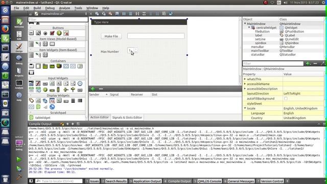 Tutorial Qt Designer 4_A : QLabel and QSpinBox смотреть онлайн