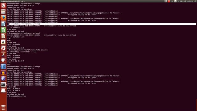 How to create a collection and document in MongoDB смотреть онлайн