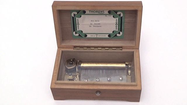 THORENS 51 нота Большая Швейцарская Музыкальная Шкатулка Три Мелодии 1952 г Swiss Musical Box смотреть онлайн