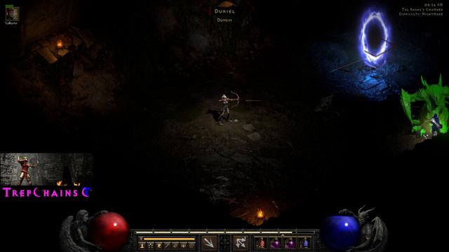 Diablo II Resurrected - Nightmare Duriel v Bowazon смотреть онлайн