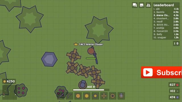 MooMoo.io NEW AI BULLS, DESERT BIOME and CACTUS Plant to Desert смотреть онлайн