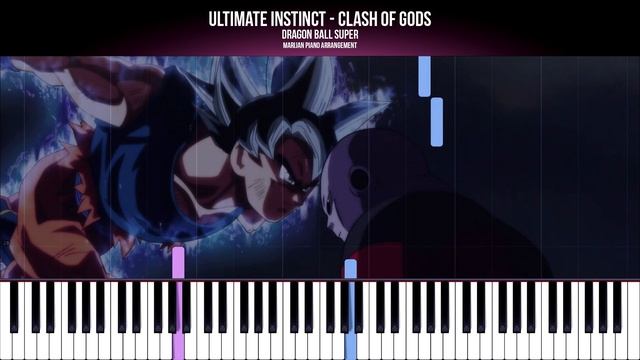 Dragon Ball Super - Ultra Instinct/Clash Of Gods | How To Play Piano Tutorial [SLOW EASY] + Sheets смотреть онлайн