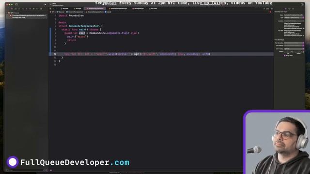 Live-coding stream! Swift command line tool SPX, Living the Creative Act at 2pm! смотреть онлайн