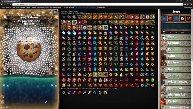 Cookie Clicker: Update 2.002 - Golden Cookie Overhaul смотреть онлайн