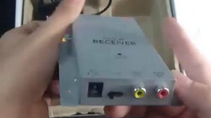 Wireless Surveillance Cam Radio AV Receiver PAL NTSC