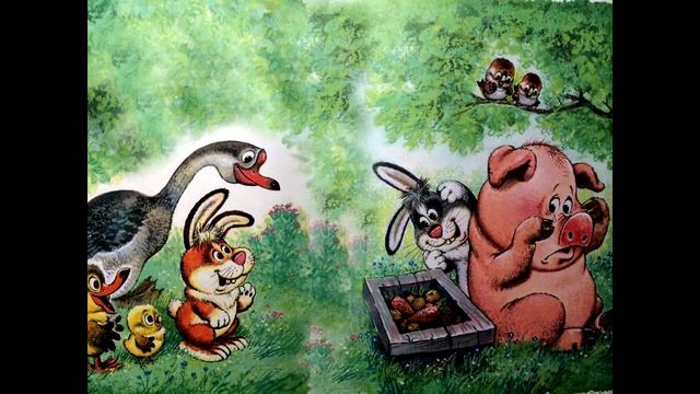 Хрюшка обижается. В. Орлов. Стихотворение с картинками. смотреть онлайн