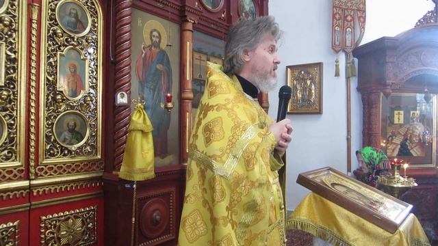 Иерей Сергий Макаров - проповедь в день памяти вмч. Мины смотреть онлайн