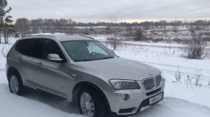 BMW X3 F25 3.0Diesel snow test off road Michelin X-ice north 4 suv.