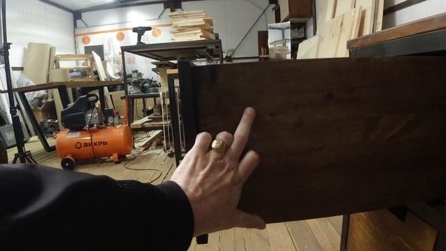 Стол в стиле лофт с ящиками/ table in loft style смотреть онлайн