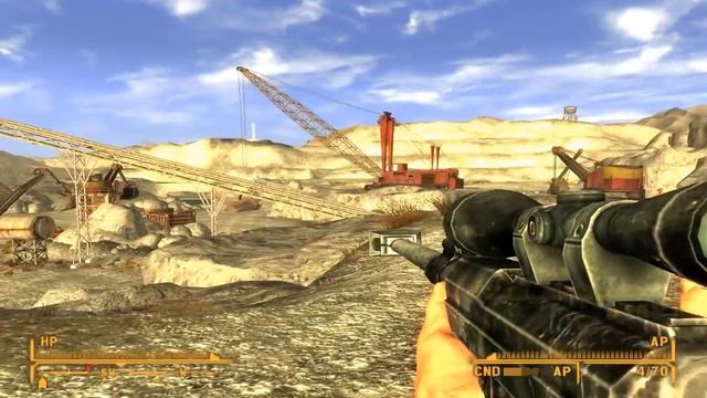 Fallout New Vegas: Finding and killing the Deathclaw Mother on very hard difficulty смотреть онлайн