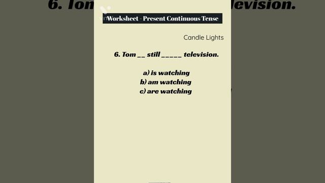 Present continuous tense || V(120) смотреть онлайн