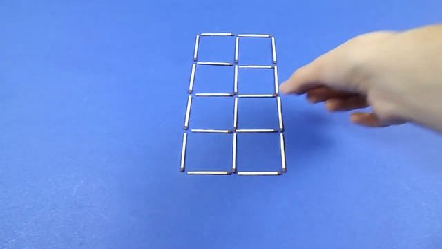 Головоломки со спичками 156. Удалите 2 спички, чтобы получить 6 равных квадратов смотреть онлайн